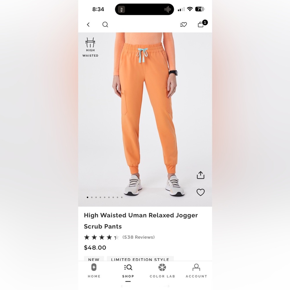 Orange Jogger Pants